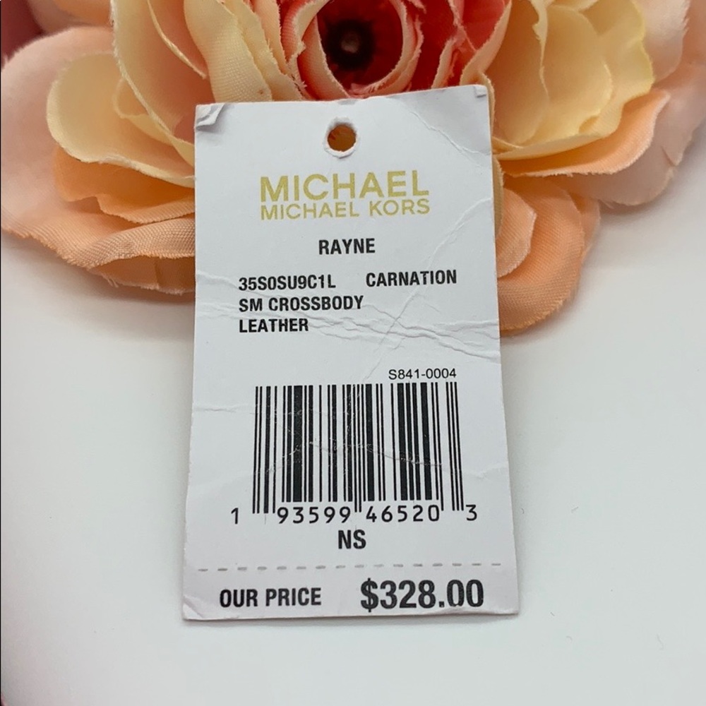 MICHAEL KORS RAYNE SM CROSSBODY CARNATION - Picture 16 of 16